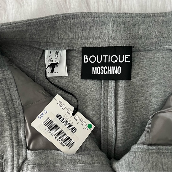 NWT Moschino Boutique grey pants - Picture 6 of 8